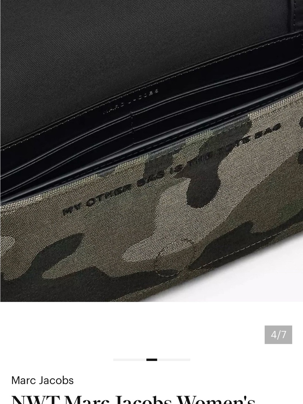 Marc Jacobs Olive Green High-Top Canvas Sneakers with matching bag - Picture 8 of 10